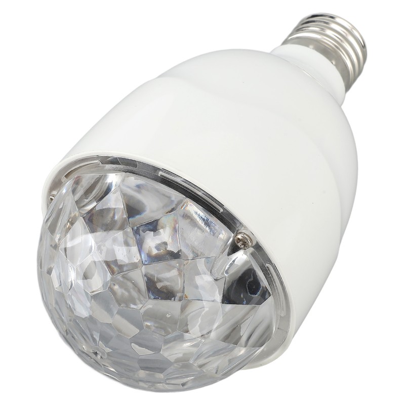 Disco Ball Lamp Bulb E27 Sound Activated Remote Control RGB