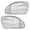 CGP TN-0212 Blackout Thermal Sun Shade, Set of 2 Front