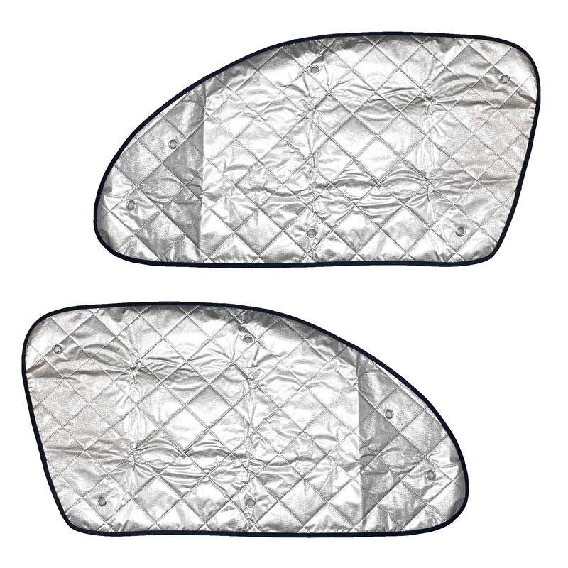 CGP TN-0212 Blackout Thermal Sun Shade, Set of 2 Front
