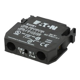 E22B1 | EATON Contact Block, 1NC, 22.5MM, E22 PUSHBUTTON, Non-Metallic, Heavy-Duty