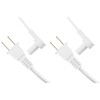 Vebner 2-Pack - Extra Short Power Cords Compatible with Sonos