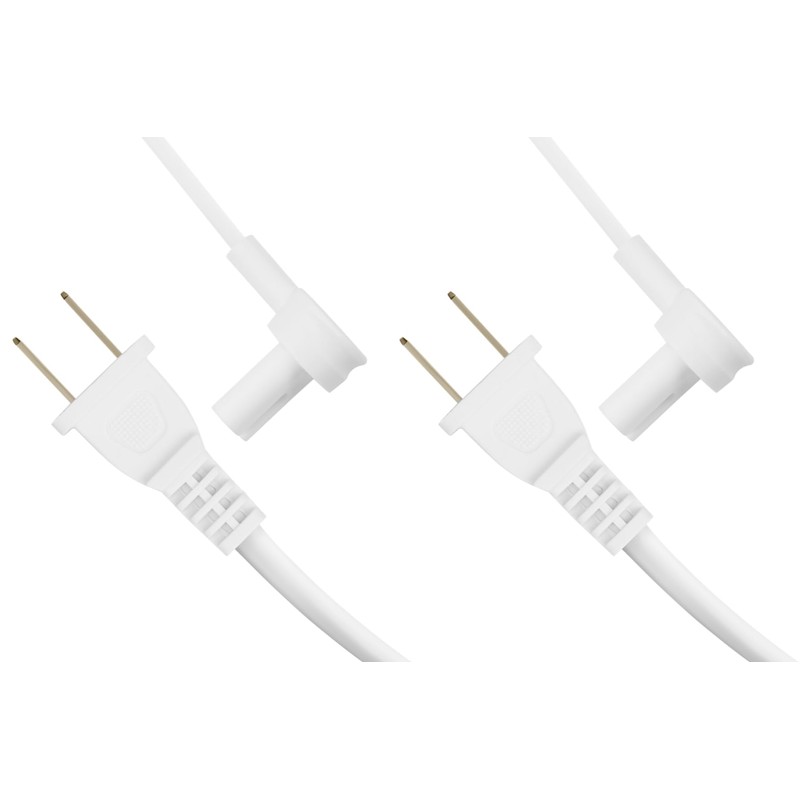 Vebner 2-Pack - Extra Short Power Cords Compatible with Sonos