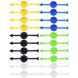 Gosknor 20pcs 5 Colors Plastic Board Game Pieces,3.94in Arrow Probability Spinners Activities Replacement Parts Educational Tools for DIY Project Classroom Accessories Supplies(Color Combo 1)