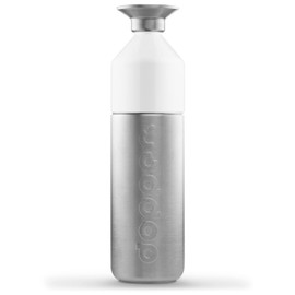 Dopper Steel Trinkflasche 1.1L - Edelstahl Trinkflasche - BPA freie Flasche, 18/8 Edelstahl, Auslaufsicher - Sportflasche für Sport, Outdoor & Büro