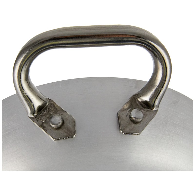 Agnelli Platinium Stieltopf aus Aluminium mit 2 Griffen aus Edelstahl,