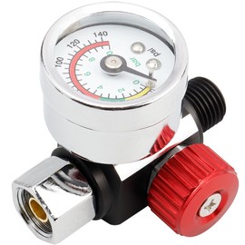 Wolfride Air Pressure Regulator Kit with Gauge, Spray Gun Valve Air Adjusting Valve for Paint Sprayers & Pneumatic Tools