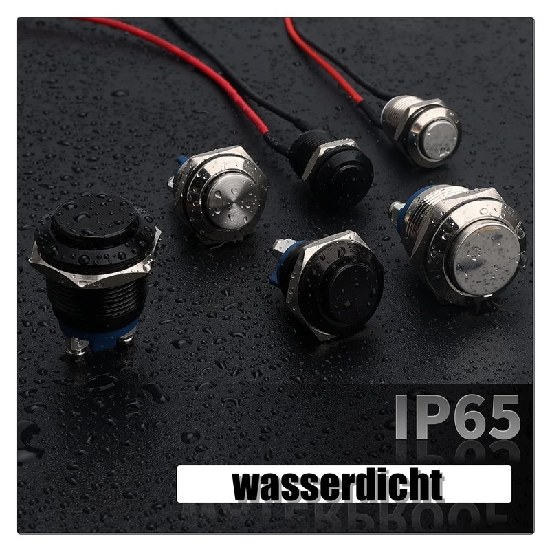 Powice 22 mm Emergency Stop Button Momentary Reset Switch Made