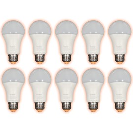 GoodBulb 100 Watt Equal – 14 Watt Rugged Condition LED A19 – Warm White – 1600 Lumens – 3000 Kelvin – Non Dimmable - Long-Lasting 15,000 Hours (10 Pack)