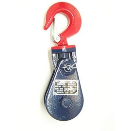 Snatch Block with Hook: 2, 4 and 8 Ton Capacity (2 Ton WLL)