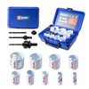 HIGHFIRE 13pcs Hole Saw Set,Bi-Metal Hole Saw Kit, M42 Bi-Metal