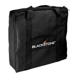 Blackstone 1720 17 inch Griddle Cover and Carry Bag Water Resistant 600D Polyester Heavy Duty Flat top 17" Gas Grill Cover Accessory Exclusively Fits Blackstone 17" Griddle Cooking Station Without Hood 17 Inch Black