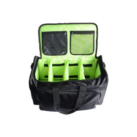 Qiveno 30L Multi-Function Sneaker Bag - Waterproof Duffel with Adjustable 4-Layer Storage and Shoulder Strap for Gym, Travel, and Sports