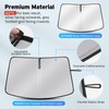Windshield Sun Shade for 2019-2024 2025 GMC Sierra 1500 2500