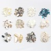 HappyHome Nail Parts, Seashell Tips, 12 Types, Nail Art, Shelf