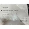 McKesson ECG Recording Paper, Red Grid Full-Sheet Thermal Diagnostic Paper