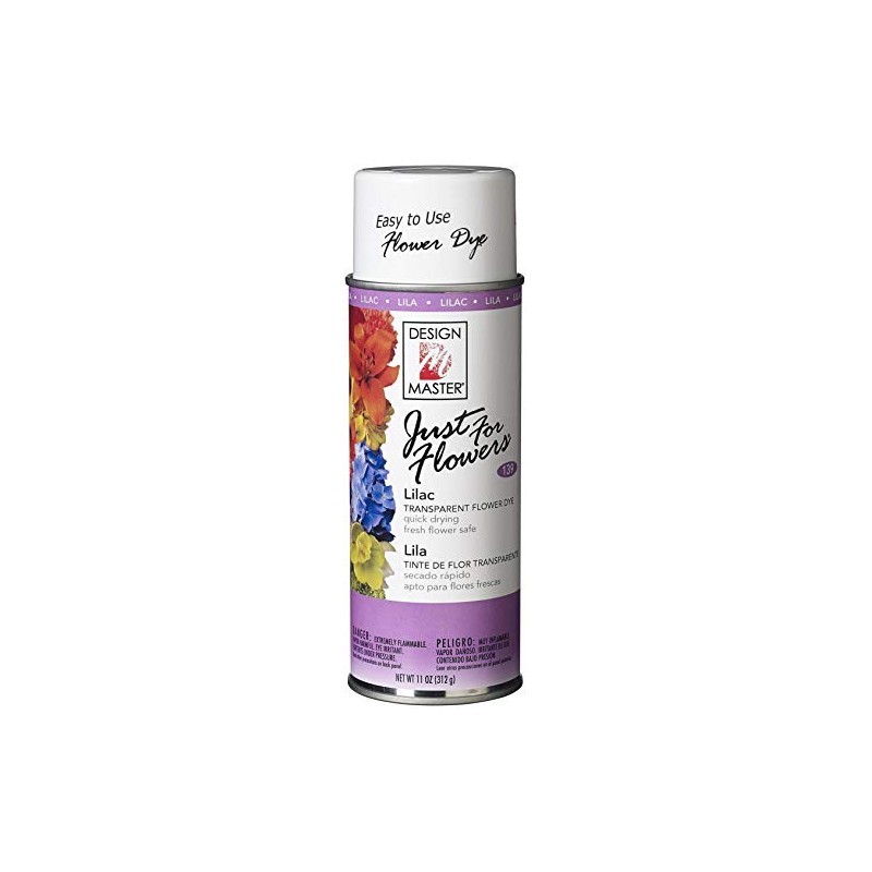 Design Master Just for Flowers Spray Dye, Lilac, 4 Piece
