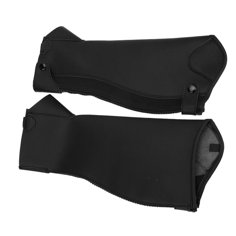Super Fiber PU Leather Half Chap Horse Riding Body Protector