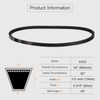 sourcing map AX32 EPDM V-Belt, Raw Edge Cogged Industrial Rubber