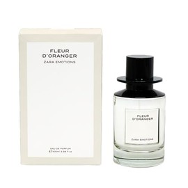 Zara Fleur d'Oranger Perfume for Women EDP Eau de Parfum 100ml (3.4 fl oz) Fresh & Floral Notes of Bergamot, Orange Blossom, Neroli & Ylang Ylang Elegant & Sensual Fragrance