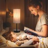 RISLG Small Table Lamp, Bedside Table Lamp for Bedroom, Lamp