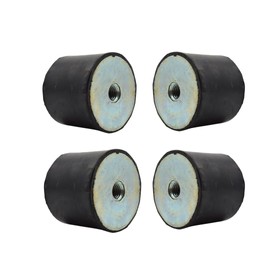 Rubbergiant Rubber mounts M10-50mm x 50mm Anti vibration rubber mount I Rubber Isolator Mounts Shock Absorber I Rubber bobbin mounts (M10 Thread - 50mm D x 50mm D)