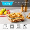 NUTRIUPS 9 x 9 Glass Baking Dish with Lid, 9