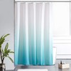 Furlinic Shower Curtain, Bathroom Curtain, Textile, Made of Polyester Fabric,