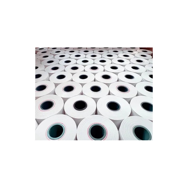 50 Rollos Papel Térmico Miniprinter 57x40 Impresora 58mm Color Blanco