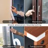 2Pack Single-Sided Adhesive Foam Tape EVA White, Multipurpose Sealing Strip