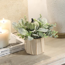 Blanca Rosana Timeless Luxe Bloom Collection – Premium Artisan Artificial Floral Decor for Home, Office, Events, and Indoor Spaces (Perennial Pumpkin Joy)