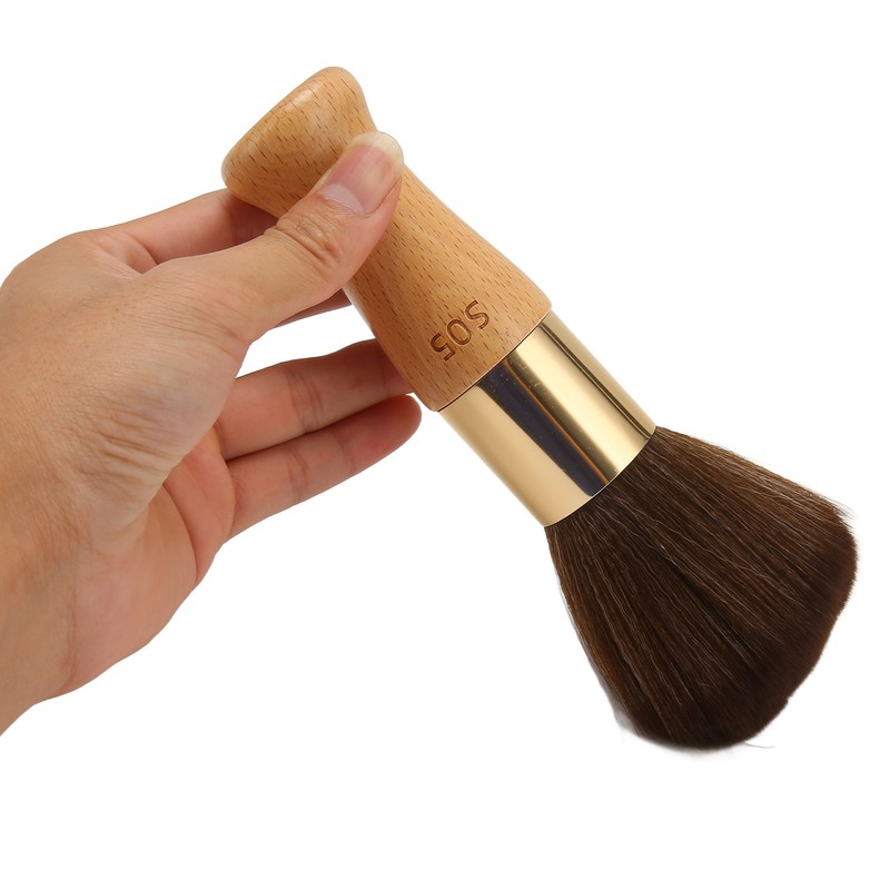 Barber Neck Duster Brush Comfortable Hand Feel Stable Portable Salon