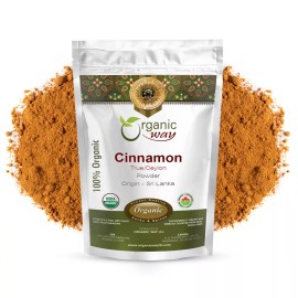 Organic Way True Ceylon Cinnamon Powder - Organic, Kosher & USDA Certified - 1/2LBS