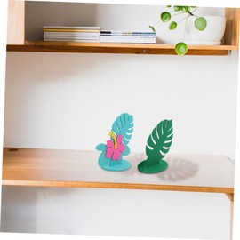 Totority 2sets Adorable Felt Leaf Ornaments for Home Decoration Green Leaf Designs for Boy Girl Rooms Desks and Office Lightweight Creative Felt Material for Vibrant Style