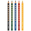 LYRA GROOVE Jumbo Colouring Pencils, Cardboard Case / Pack of