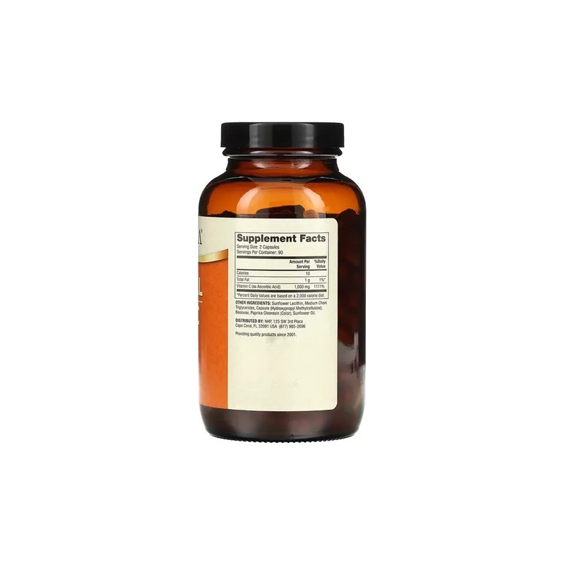 Vitamina C Liposomal Dr Mercola 1000mg 180 Cápsulas Absorción Mejorada