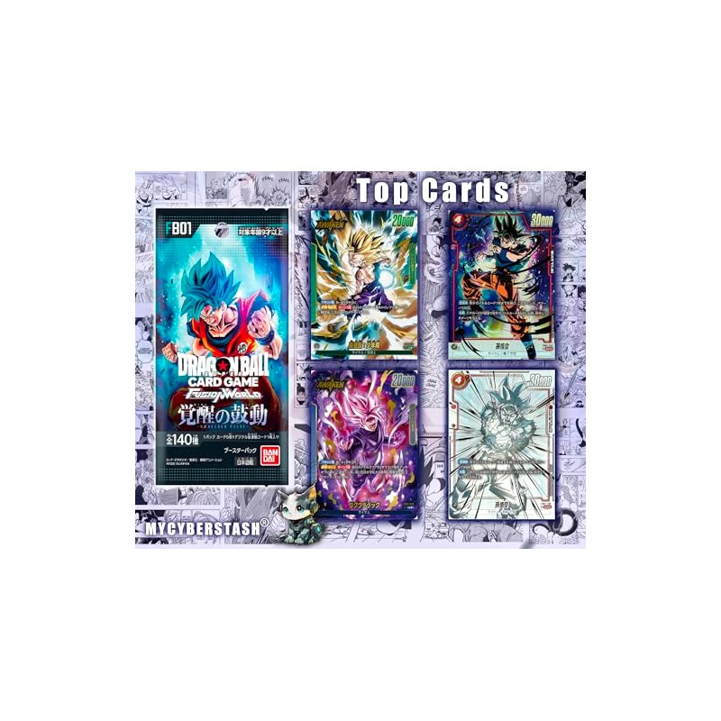 Paquete de Refuerzo de DBZ (FB-01–FB-05, 5 Paquetes) + Pin