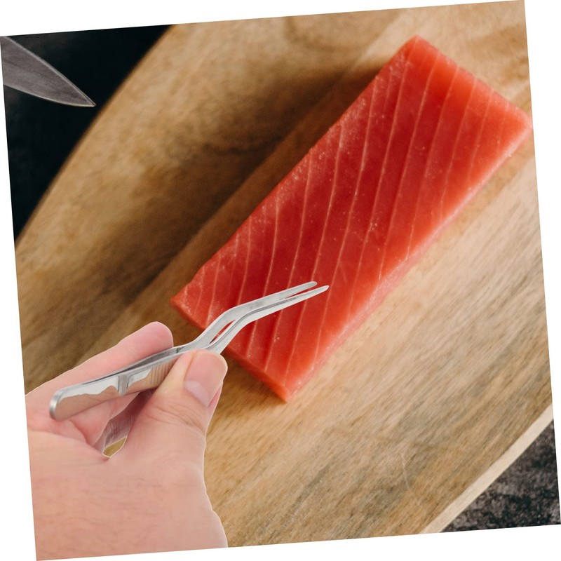 CIYODO Stainless Steel Cooking Tweezers Set 3Pcs Fish Bone Removers