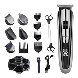 Razors 5 in 1 Hair Cutting Machine,Multifunctional Trimmer for Men,Trimmer for Nose and Ears,Rechargeable Hair Clipper.(Scissor Set)