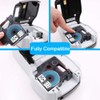 Wonfoucs Compatible with Dymo Label Tape 12 mm x 7