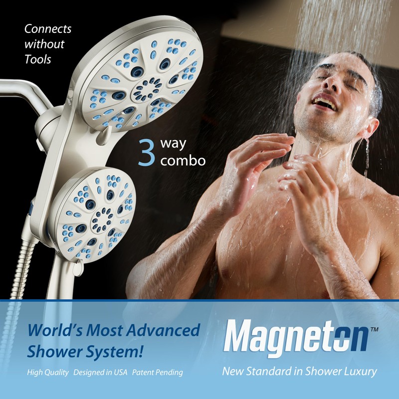 AquaCare Magneton High-Pressure 48-mode Luxury 3-way Combo System with Magnetic