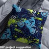 Feelyou Dirt Bike Fabric by The Yard, Extreme Sports Upholstery