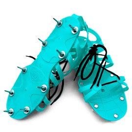 Spiked Shoes Epoxy Floor Ready-to-Use 3/4” for Self-Leveling Cement/Urethane and Other Decorative Coatings. Original, Flexible, Resistant, and Comfortable, Specially Designed.