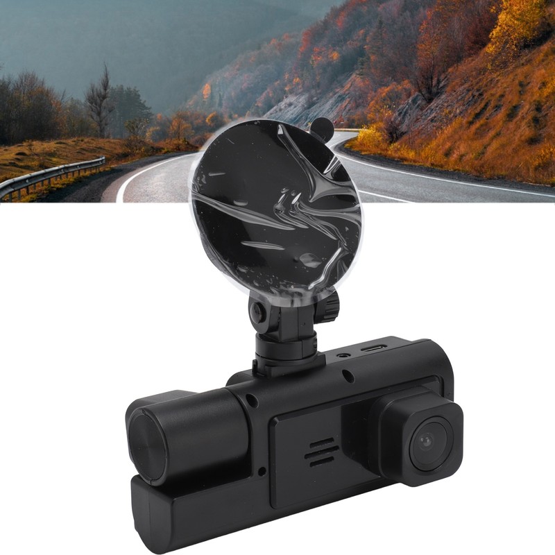 3 Channel Dash Cam Wireless WiFi Car Camera Infrared Night