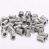 ZITFRI 100 x Screw-in Nuts M6 Screw-In Sleeves M6 x