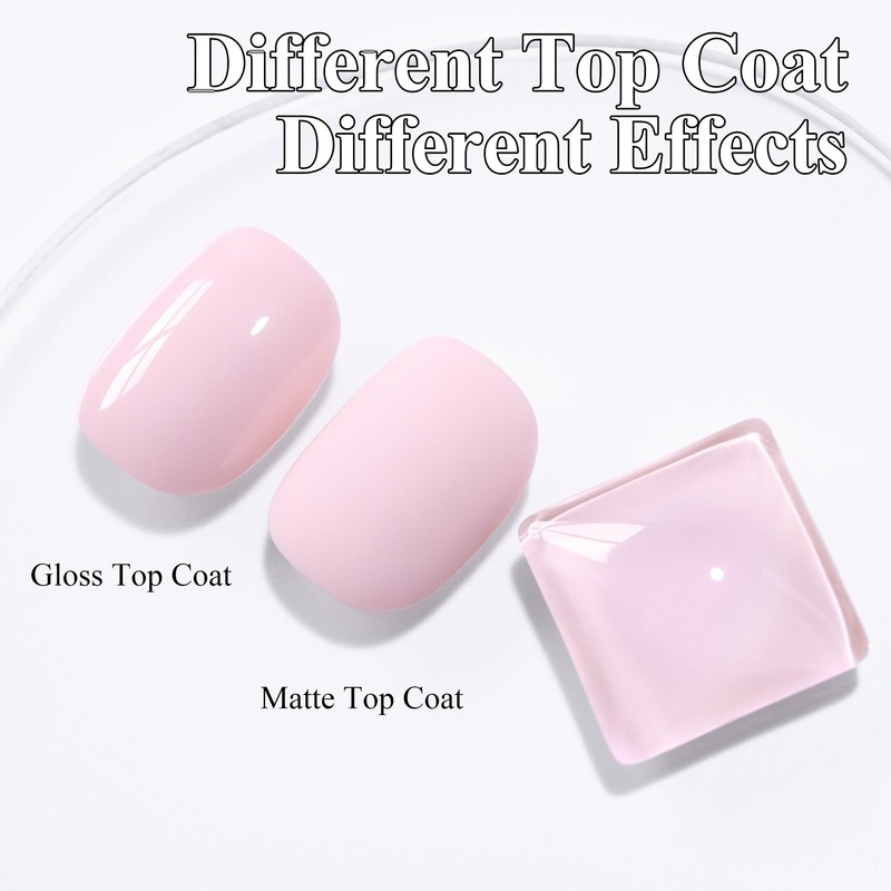 Misty Pink Solid Nail Gel, 10ML Self-Leveling Soak Off UV