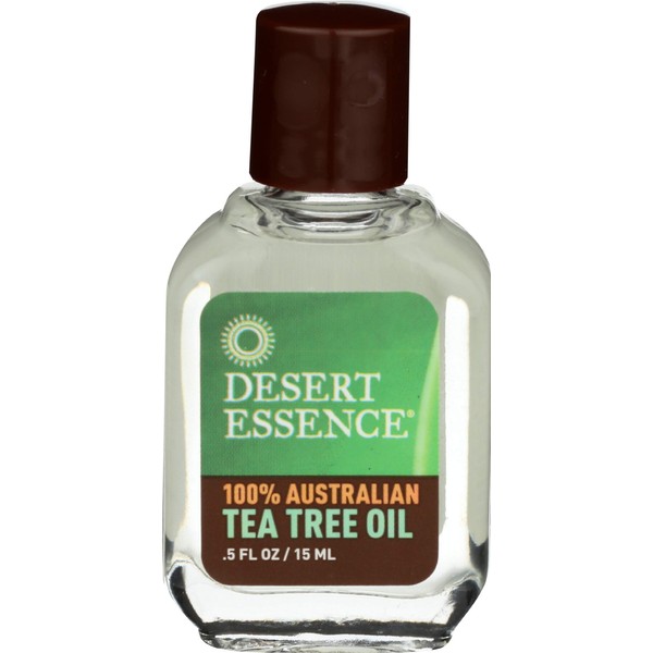 Desert Essence Tea Tree Oil 100% Pure Australian, 0.5 Oz