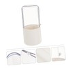IWOWHERO Cosmetic Box Plastic Brush Bucket Travel Makeup Case Brush