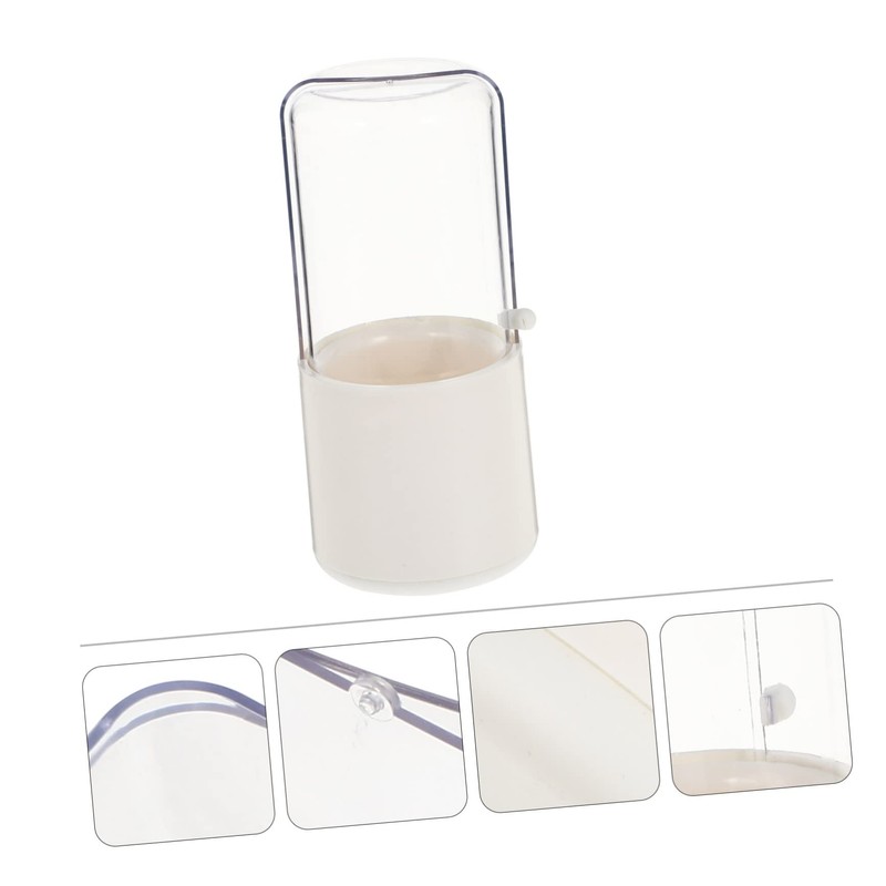 IWOWHERO Cosmetic Box Plastic Brush Bucket Travel Makeup Case Brush