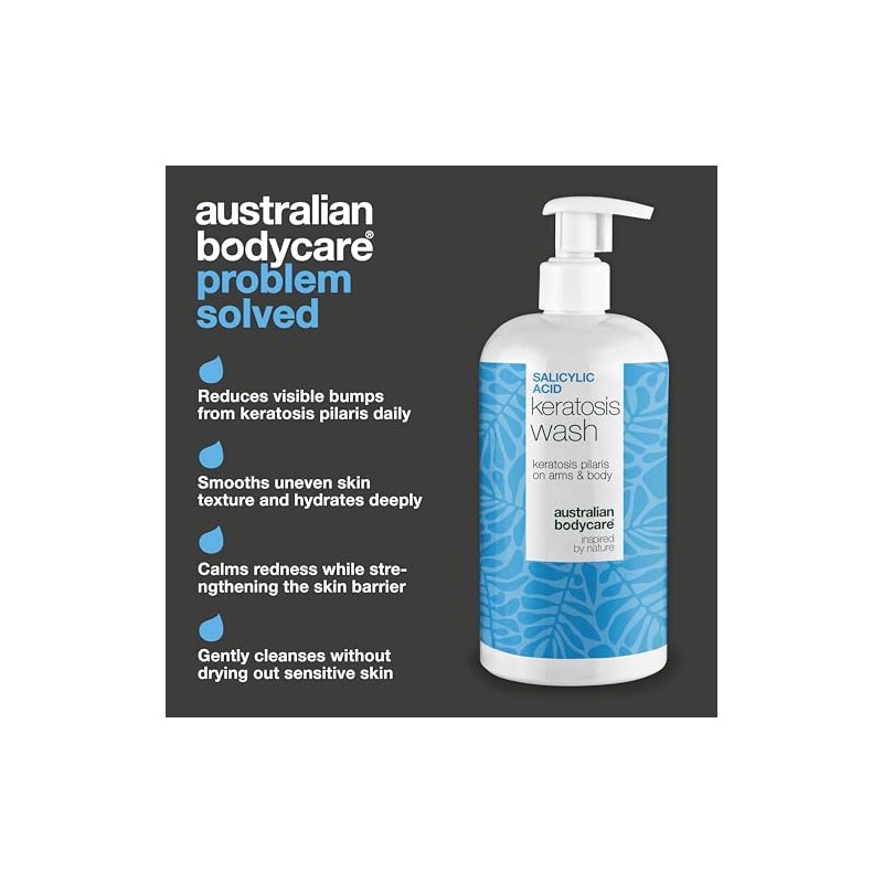 Keratosis Pilaris Body Wash – Targets Bumpy Skin, Strawberry Legs