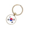 EnigmaGlow Korea Flag Key Chain Zinc Alloy Keychains Keyring Daily